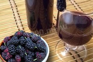 Домашнее вино из шелковицы