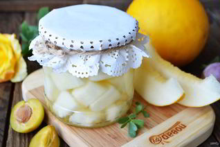 Дыня в сиропе без стерилизации