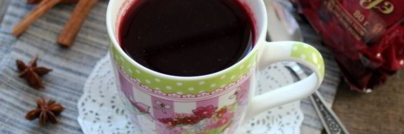 Безалкогольный глинтвейн из каркаде