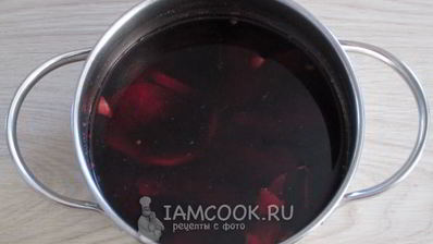 безалкогольный глинтвейн из каркаде