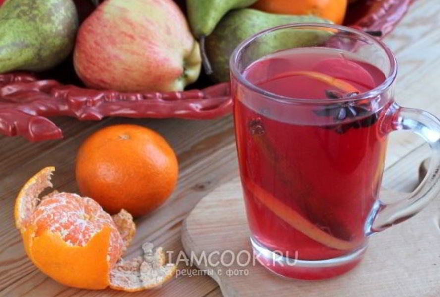 Глинтвейн безалкогольный из сока