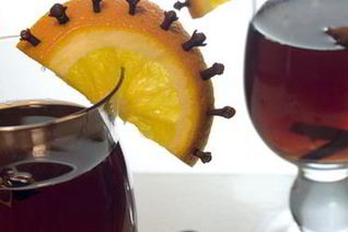 Глинтвейн с фруктами