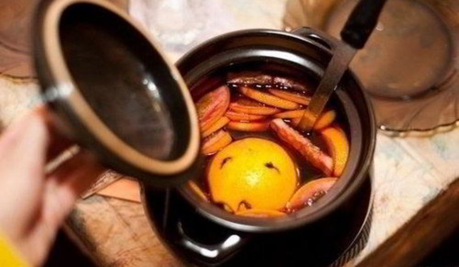 Рецепт глинтвейна с имбирем, гвоздикой и изюмом