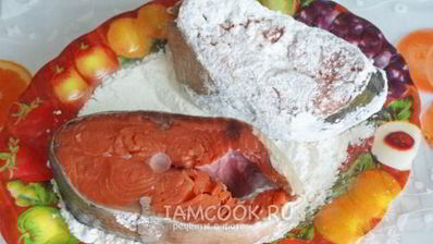 кета в ароматном соусе глинтвейн