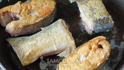 кета в ароматном соусе глинтвейн