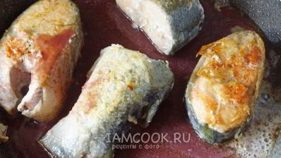 кета в ароматном соусе глинтвейн