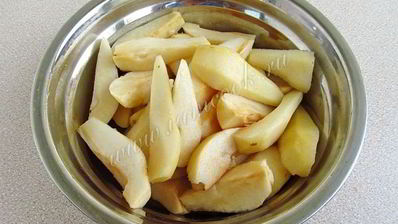 груши дольками в медовом сиропе