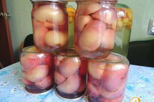 Инжирный персик в сиропе