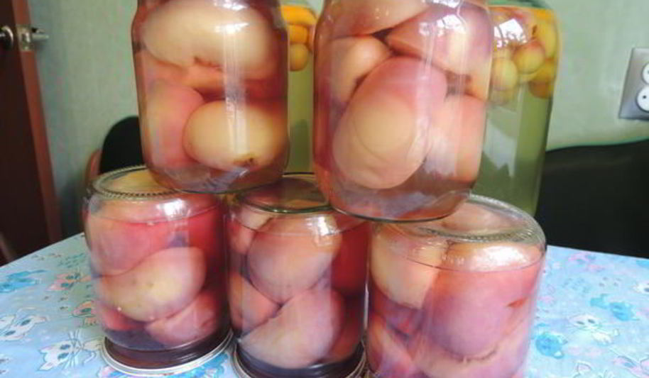 Рецепт инжирного персика в сиропе