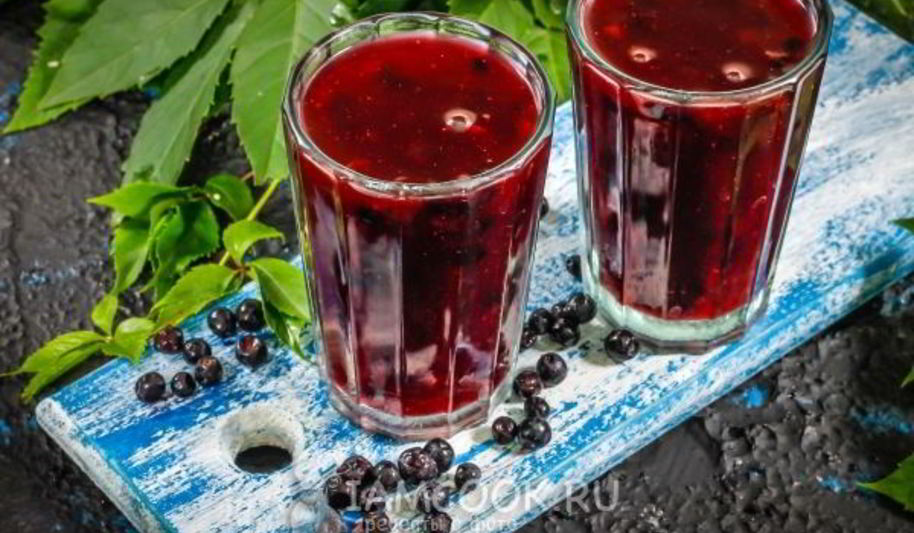 Рецепт киселя из черники