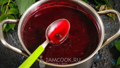 кисель из черники