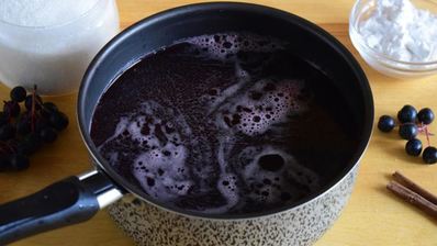 кисель из черноплодной рябины