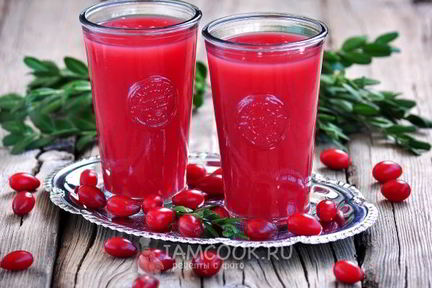 Кисель из кизила