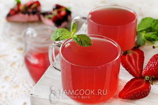 Кисель из клубники