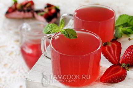 Кисель из клубники