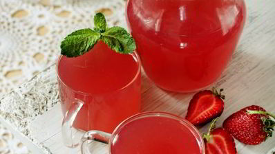 кисель из клубники