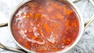 кисель из крахмала и компота