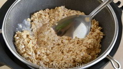 кисель из овсяных хлопьев с липовым медом