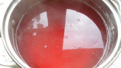 кисель из розового крыжовника