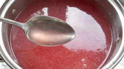 кисель из розового крыжовника