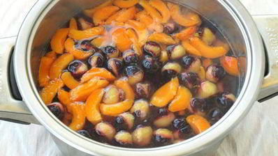 кисель из терна и абрикосов