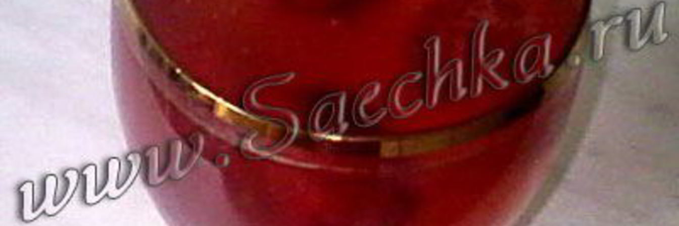 Кисель из замороженной клубники