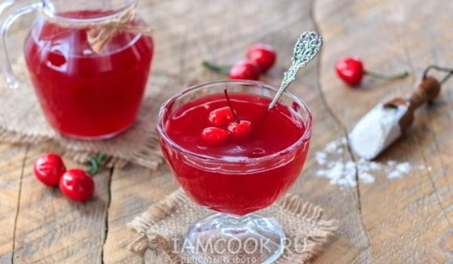 Рецепт киселя из замороженной вишни