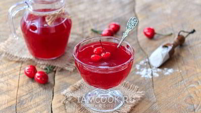 кисель из замороженной вишни