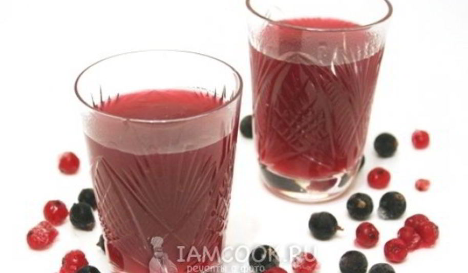 Рецепт киселя из замороженных ягод