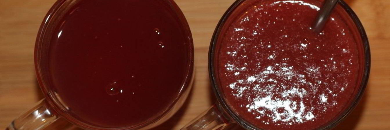 Клубничный кисель