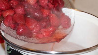 клубничный кисель