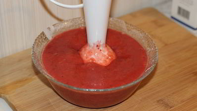 клубничный кисель