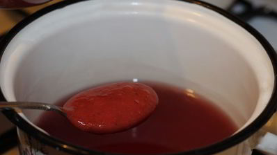 клубничный кисель