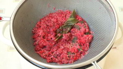 малиновый кисель с мятой