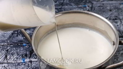 молочный кисель из картофельного крахмала