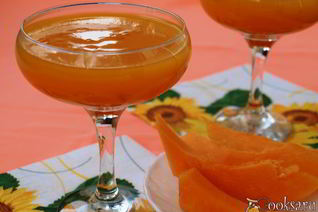 Тыквенный кисель с курагой