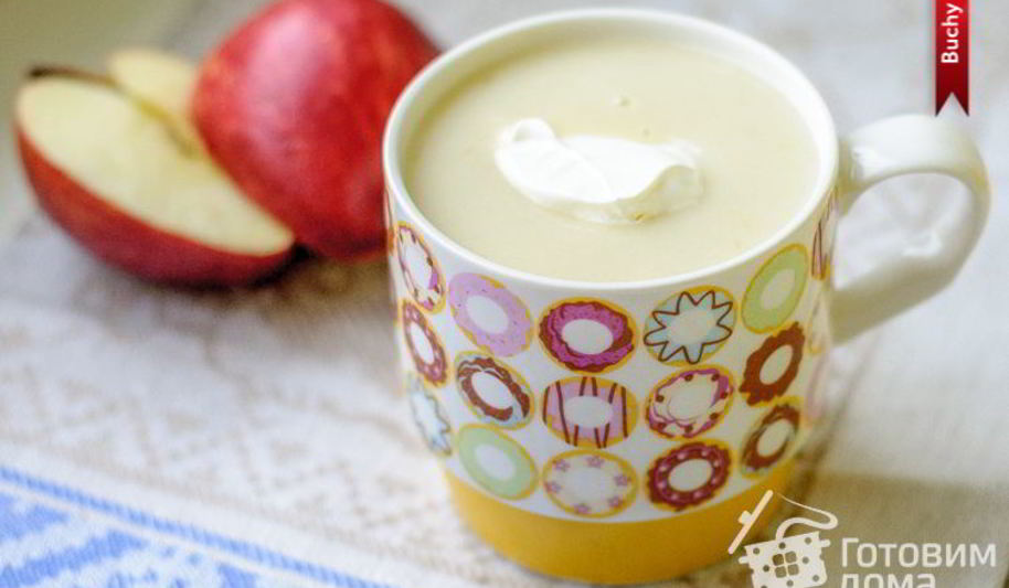 Рецепт яблочно-молочного кисель