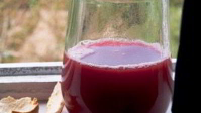 клюквенный коктейль с апельсином