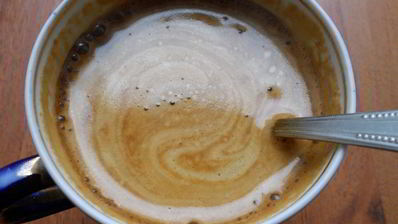 черничный кофе