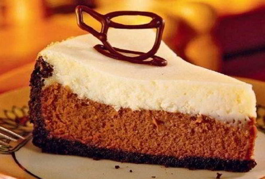 Чизкейк Кофе с молоком на шоколадной основе