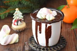 Горячий шоколад с кофе