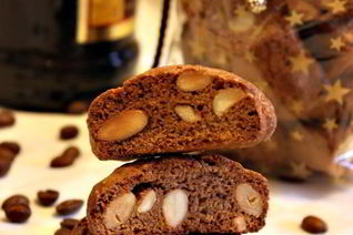 Кантуччи с эспрессо и марципаном