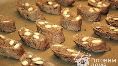 кантуччи с эспрессо и марципаном