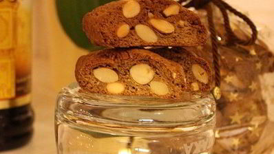 кантуччи с эспрессо и марципаном