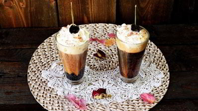 кофе черный лес