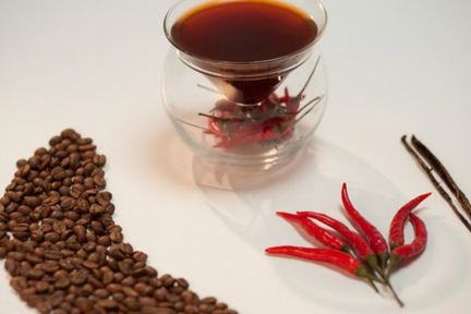 Кофе с клубникой