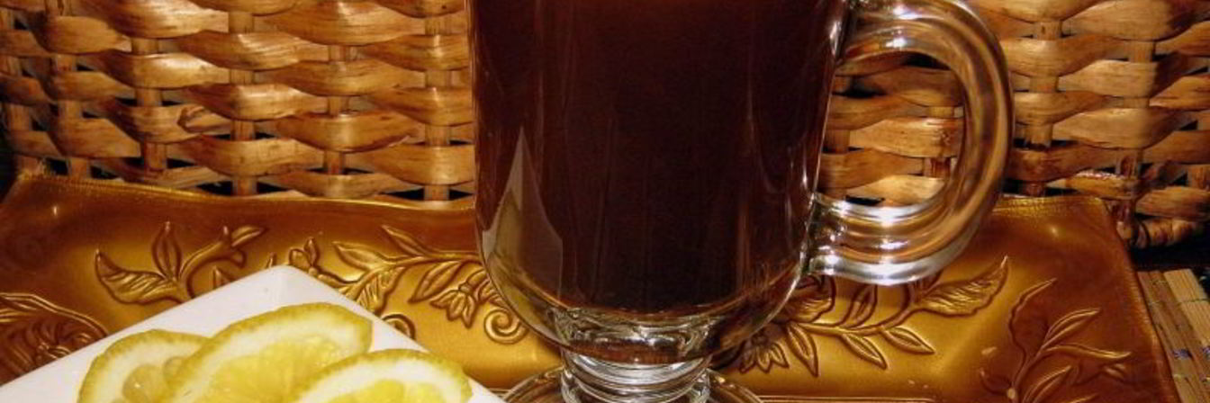 Кофе с медом, корицей и лимоном