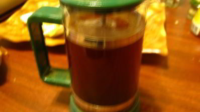 кофе с медом, корицей и лимоном