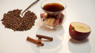 кофе с яблоком