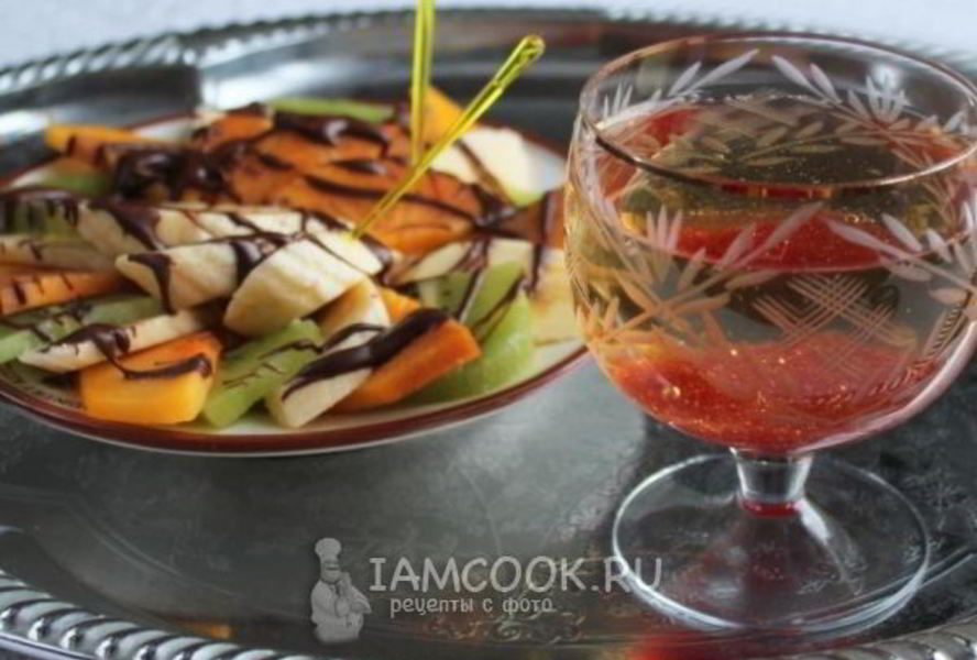 Коктейль с шампанским Французский поцелуй